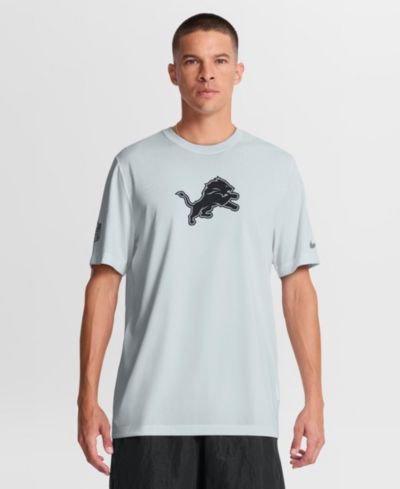 Nike Men's Silver Detroit Lions Sideline Lead The Charge Legend Dri-FIT T-Shirt