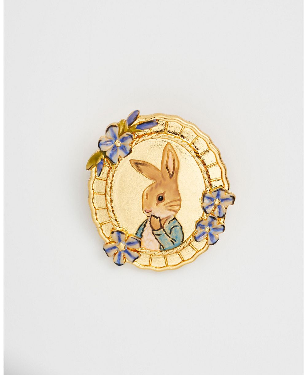 Брошь Fable England Peter Rabbit Cameo