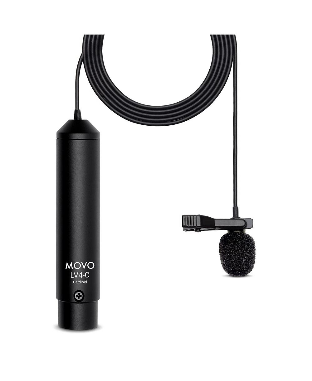 Movo LV4-C Монофонический фантомный кардиоидный петличный микрофон