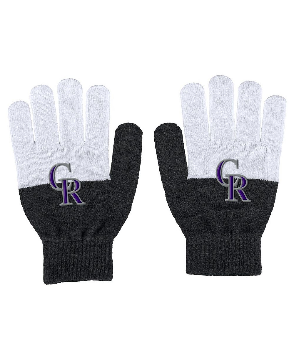 WEAR by Erin Andrews Women's Colorado Rockies Color-Block Gloves