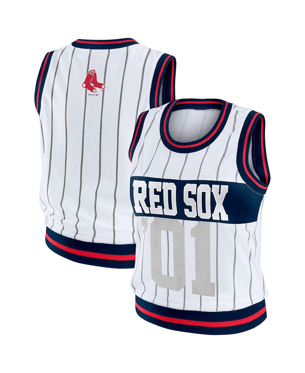 WEAR by Erin Andrews Женский спортивный топ Boston Red Sox, белый
