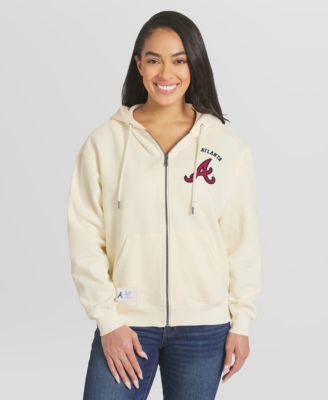 WEAR by Erin Andrews Женская толстовка на молнии Atlanta Braves