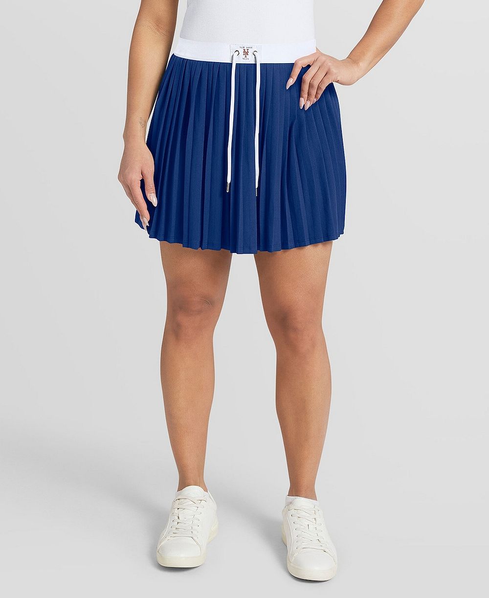 WEAR by Erin Andrews Women's Royal New York Mets Pleated Skort
