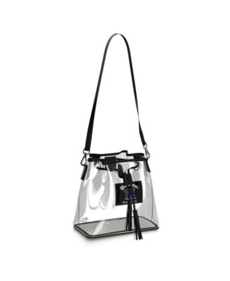 WEAR by Erin Andrews Washington Huskies Clear Stadium Bucket Purse