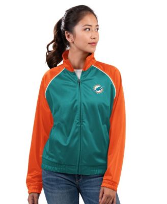 G-III 4Her by Carl Banks Женская спортивная куртка Miami Dolphins Replay Full-Zip Aqua