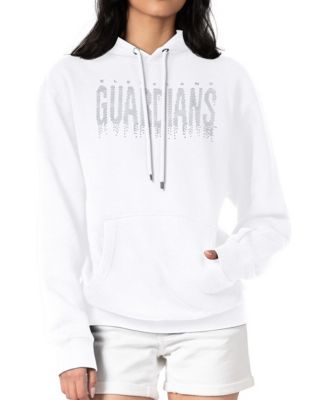 Женская толстовка G-III 4Her by Carl Banks Cleveland Guardians Metallic Drop из флиса в цвете White