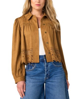 Жакет Liverpool Los Angeles Women's Puff-Sleeve Laser Cut Hem