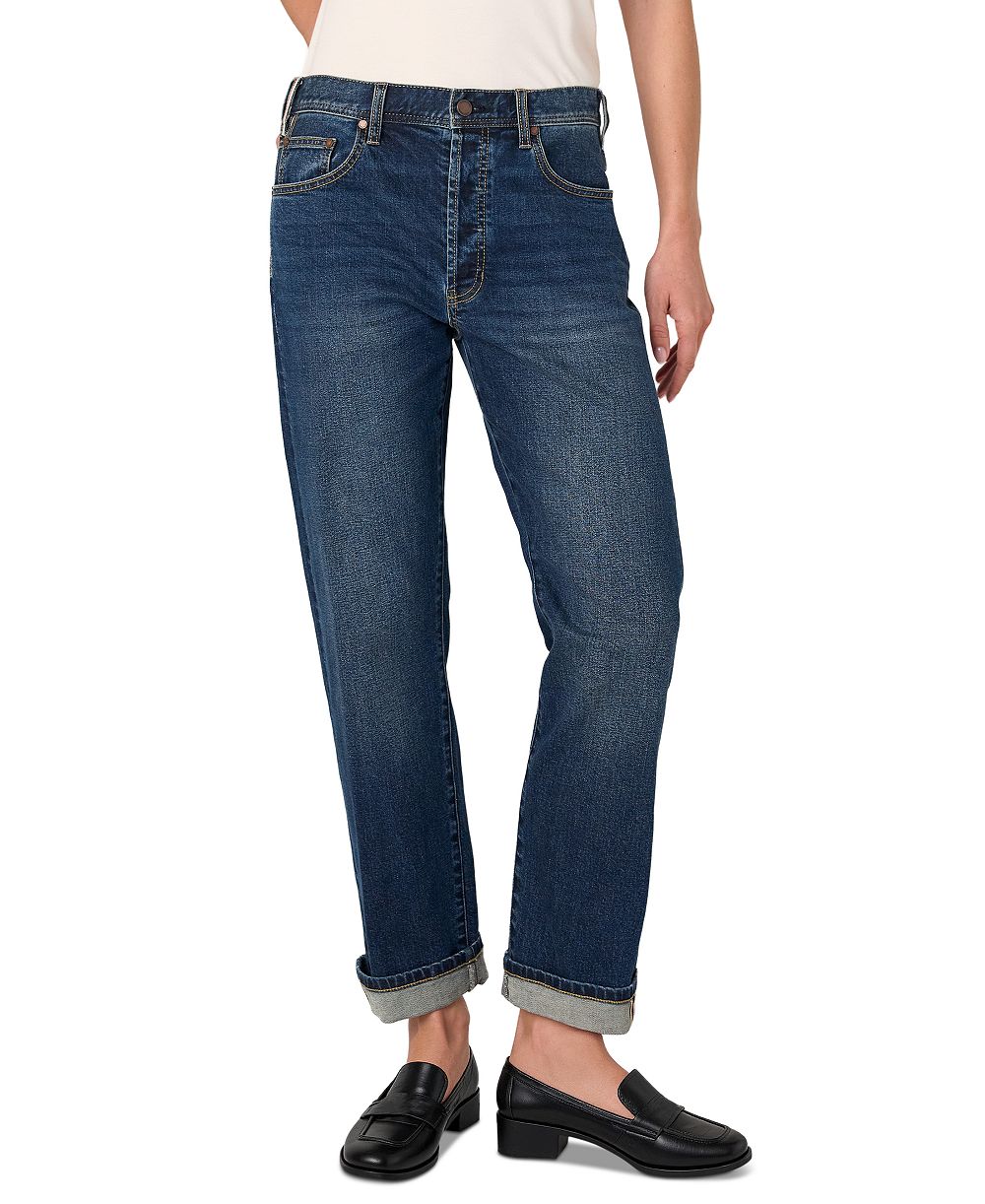 Liverpool Los Angeles Women's Sloane Low-Rise Girlfriend Cuffed Jeans