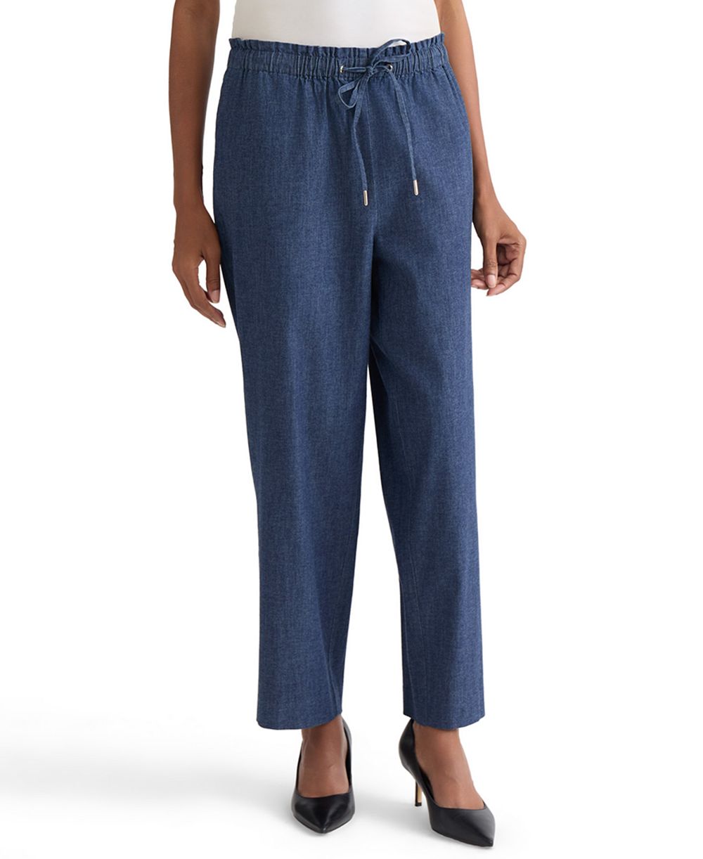 Jones New York Women's Paperbag Waist Drawstring Pants