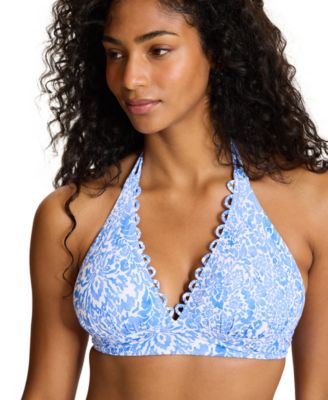 Tommy Bahama Women's Reversible V-Neck Tie-Back Swim Top
