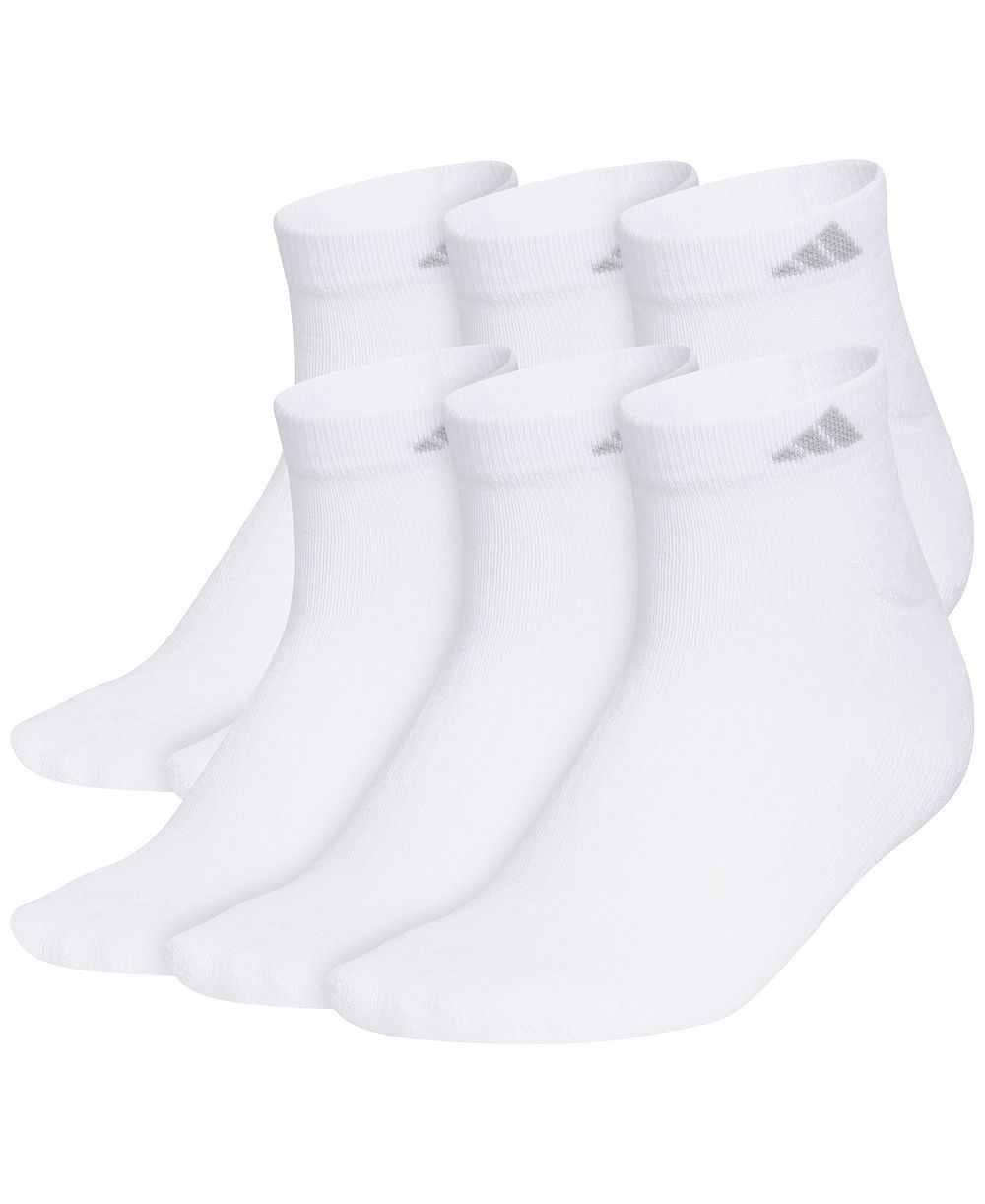 adidas Women's Classic Cushioned Low Cut Socks, 6-Pack