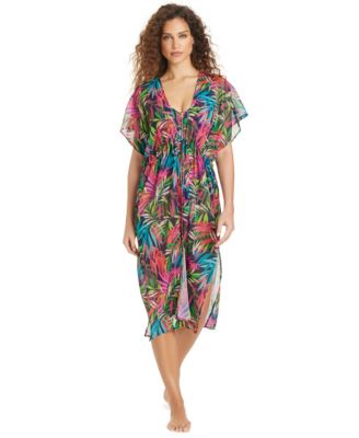 Beyond Control Women's Love Me or Leaf Me Swim Cover-Up Dress