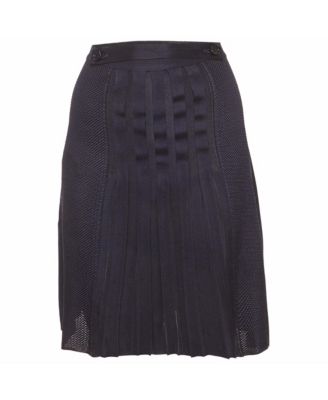 Женская мини-юбка Pre-Owned Salvatore Ferragamo Stretch Knit Pleated