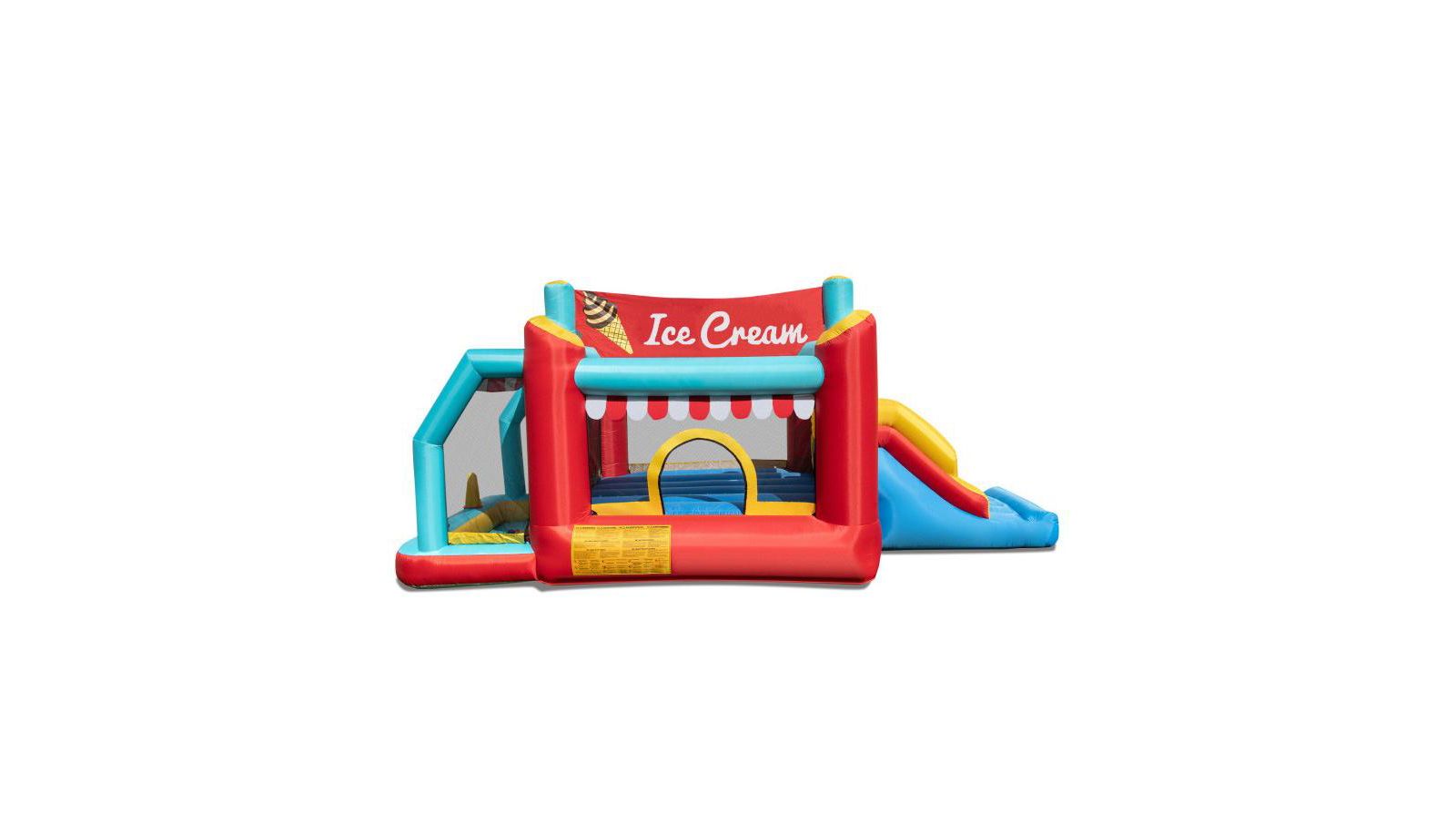 Slickblue Ice Cream 5-in-1 Bounce House, Ages 3-10