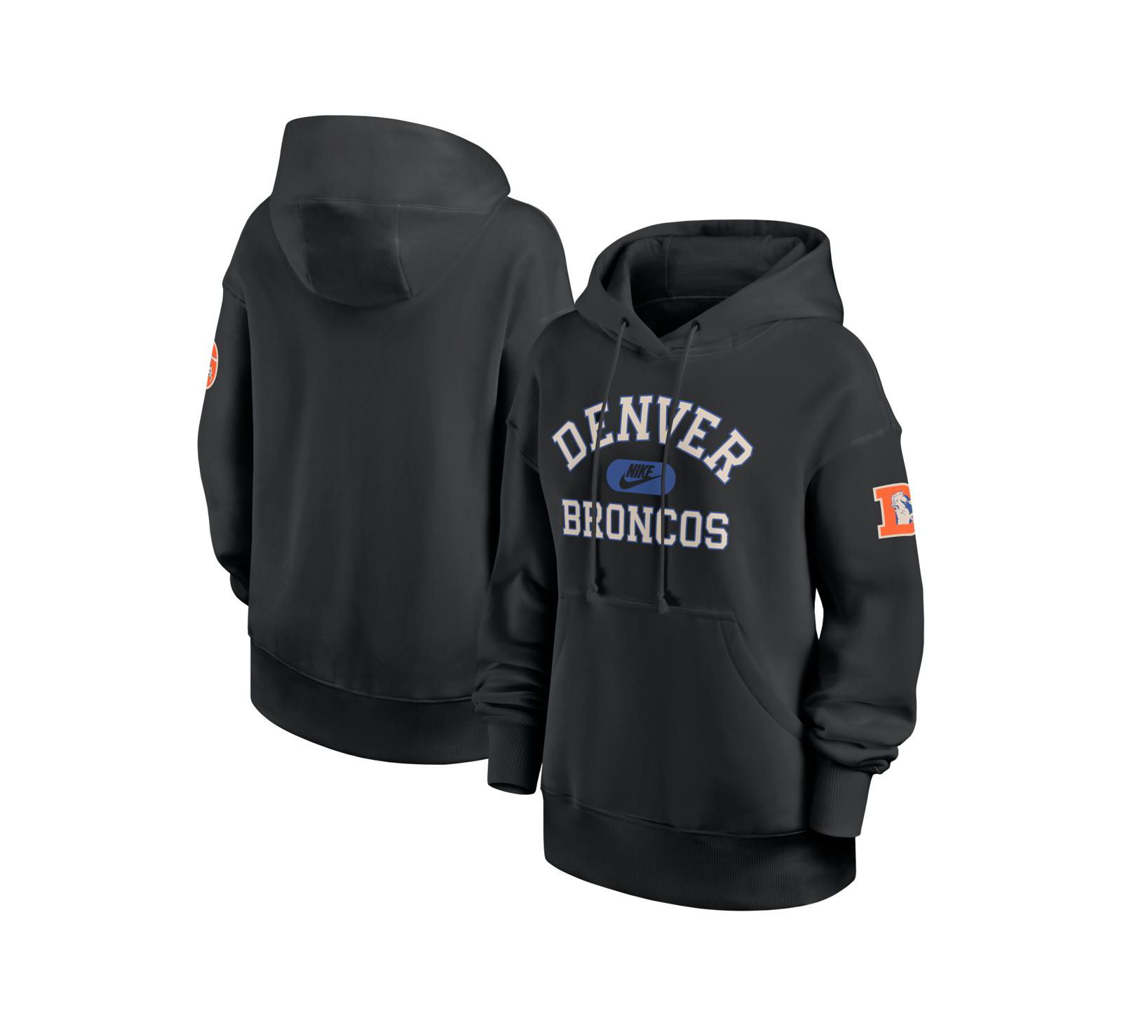 Nike Женская оверсайз толстовка Legacy Phoenix Black Denver Broncos