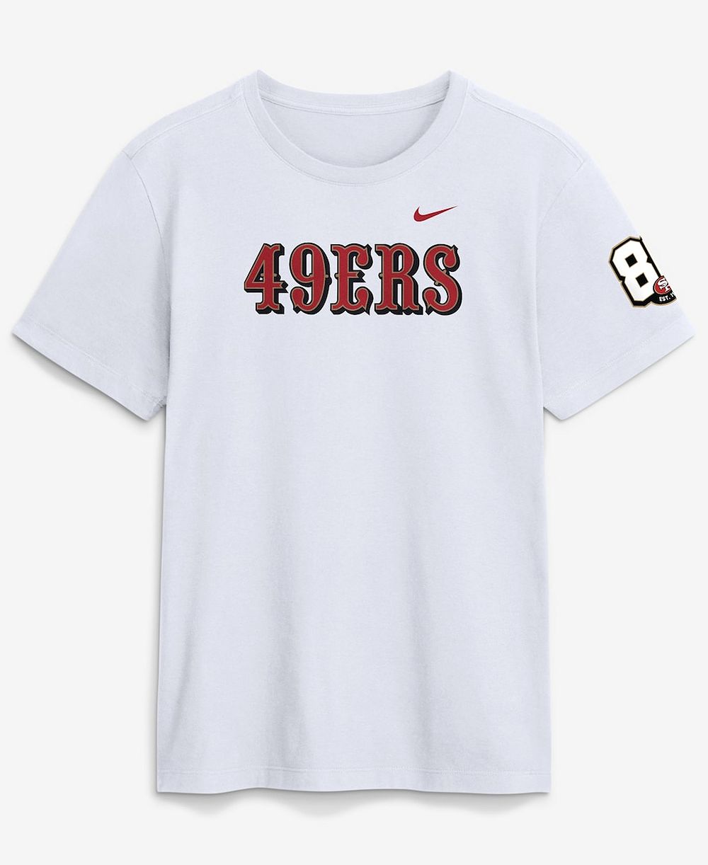 Nike Men's White San Francisco 49ers 80th Anniversary Goal Line Stand T-Shirt