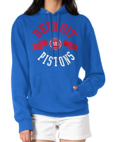 G-III 4Her by Carl Banks Women's Blue Detroit Pistons City Pullover Hoodie