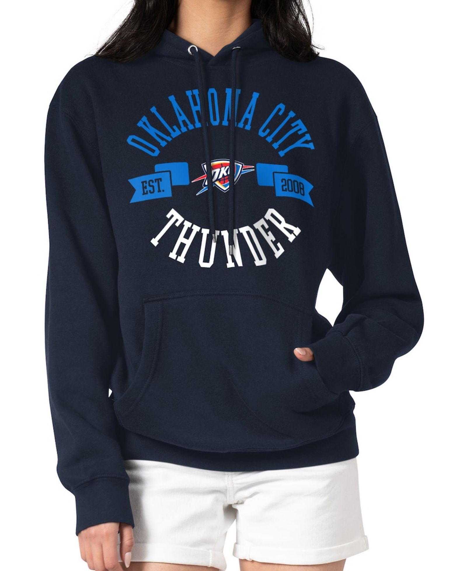 Женское худи G-III 4Her by Carl Banks Oklahoma City Thunder Navy