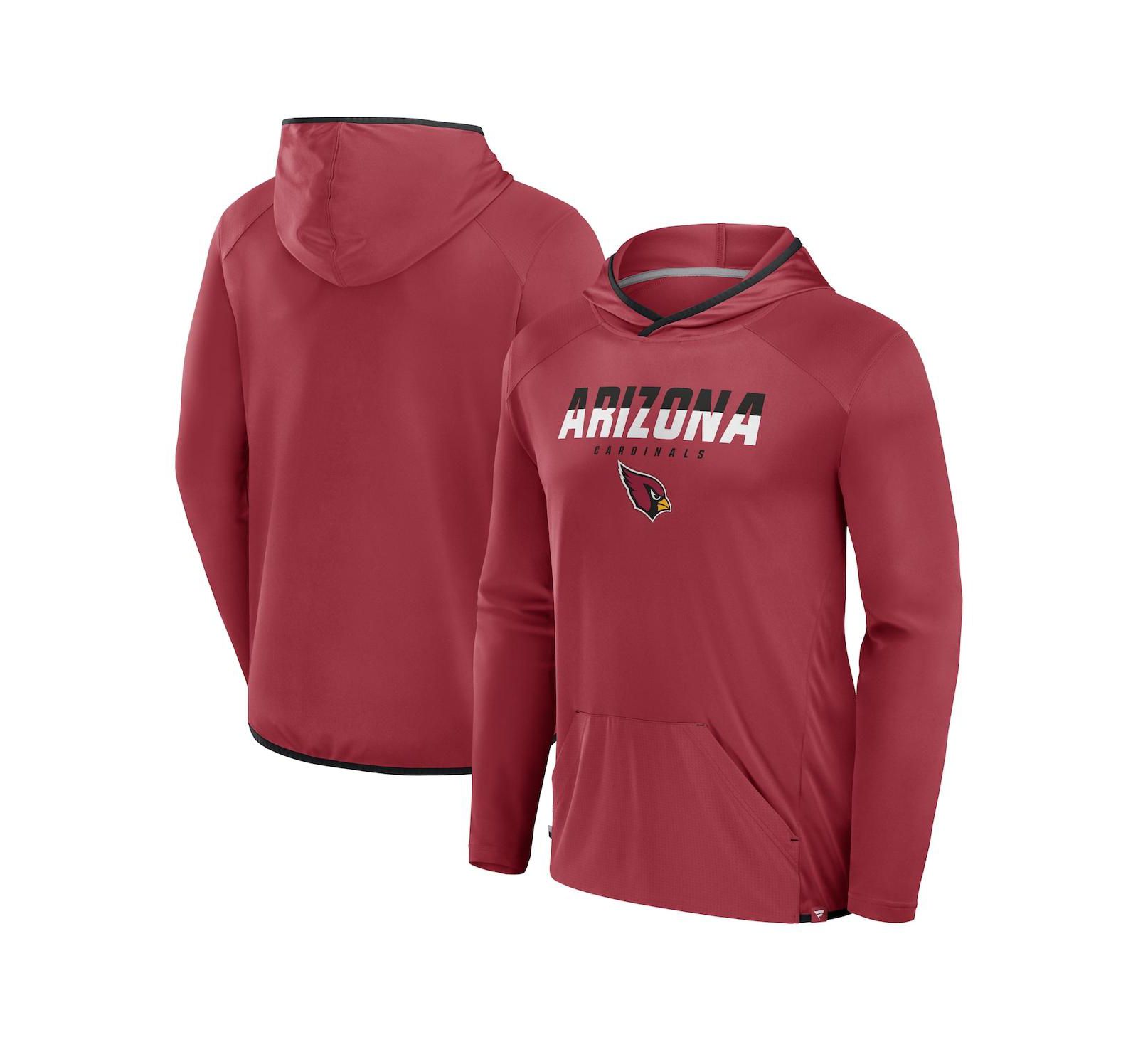 Fanatics Мужское худи с длинным рукавом Arizona Cardinals Transitional Defender