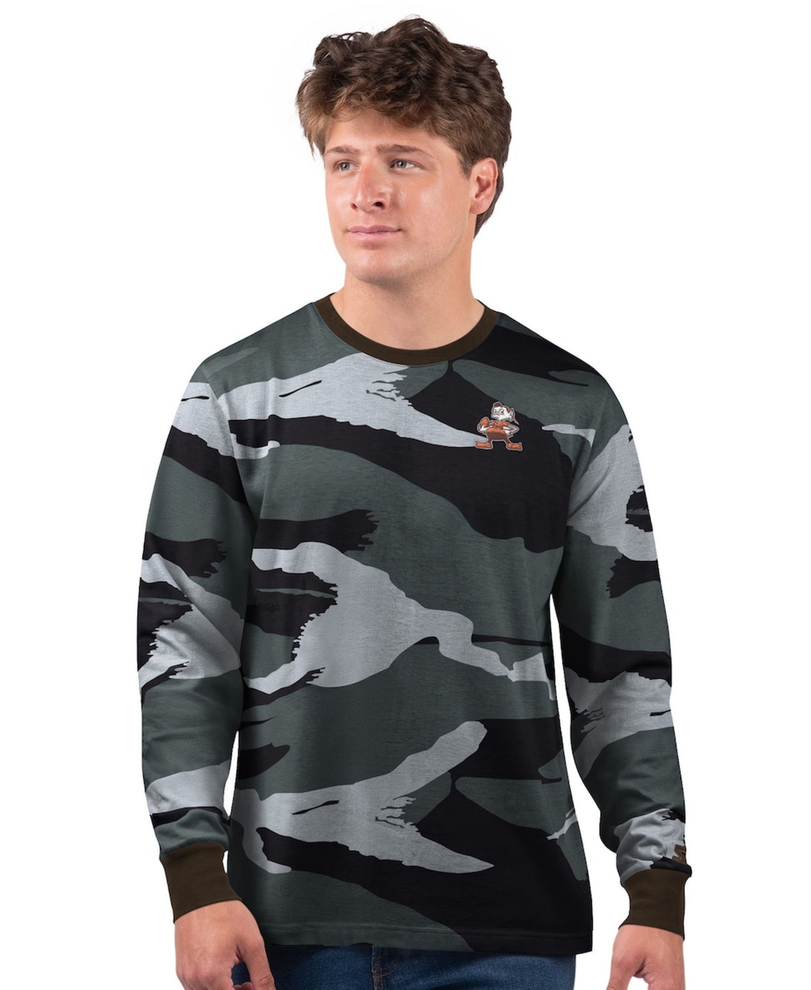 Мужская футболка Starter Cleveland Browns Long Sleeve T-Shirt