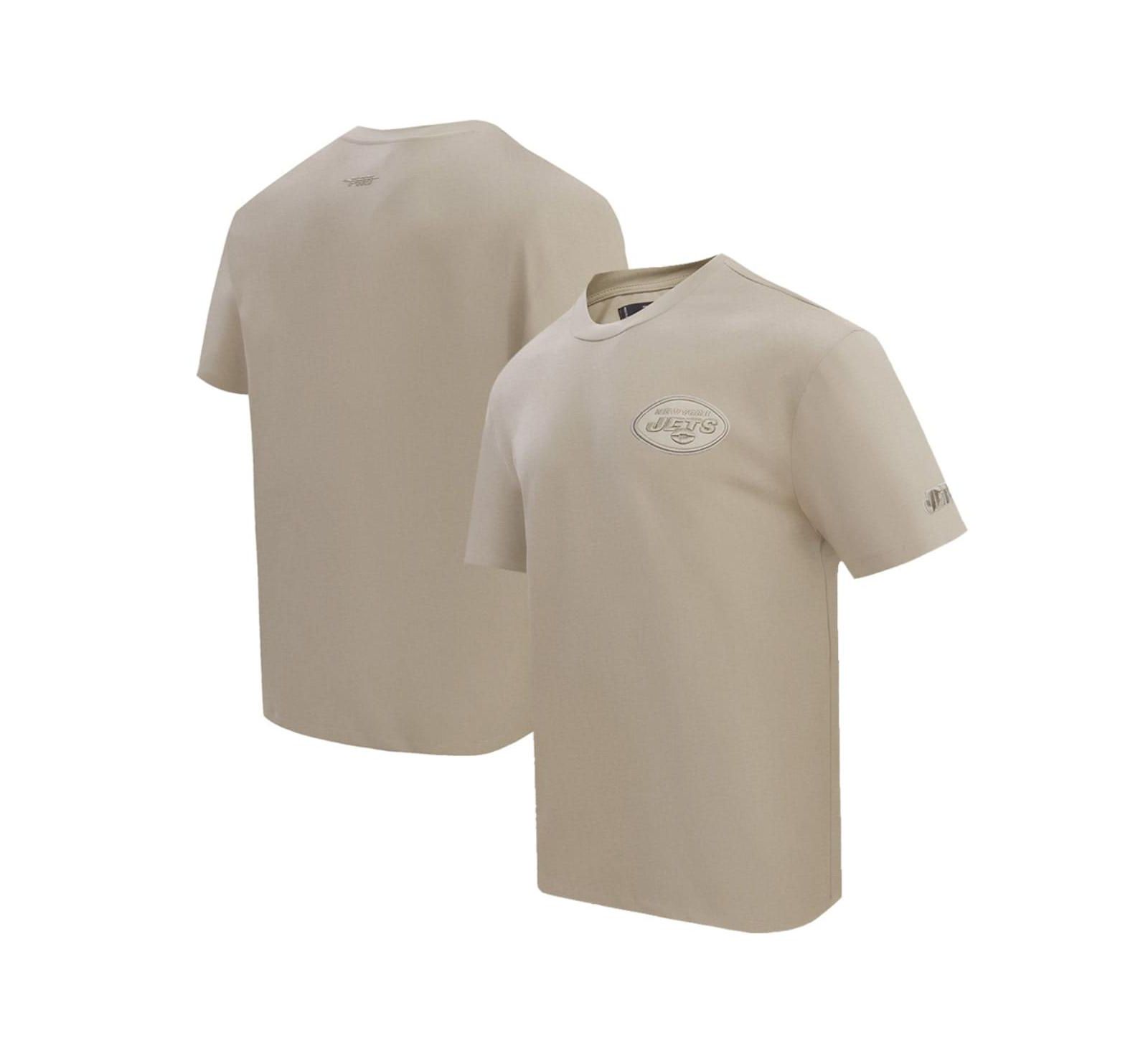 Pro Standard Men's Tan New York Jets Drop Shoulder T-Shirt