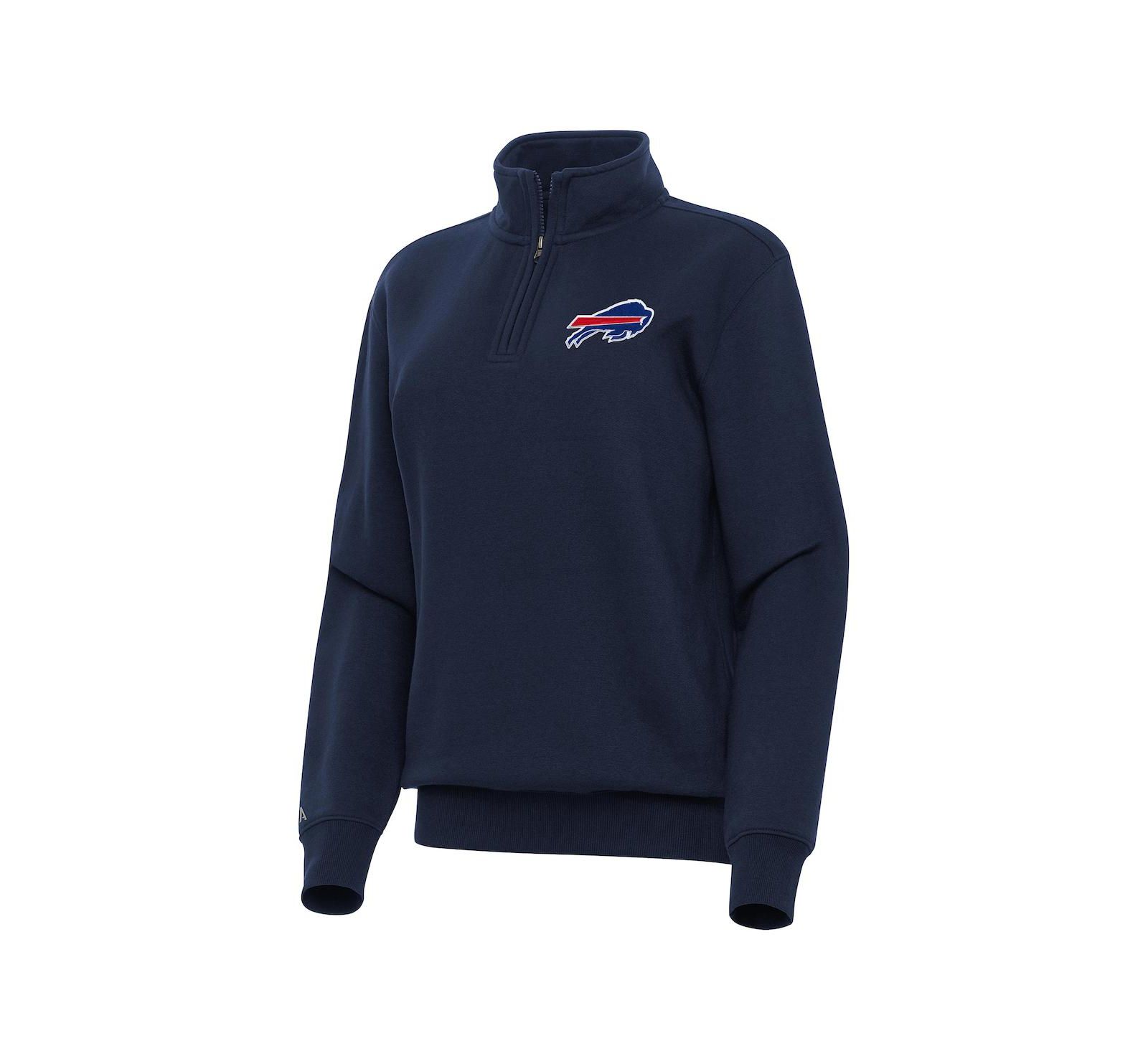 Женский джемпер Antigua Navy Buffalo Bills Victory Quarter-Zip Top