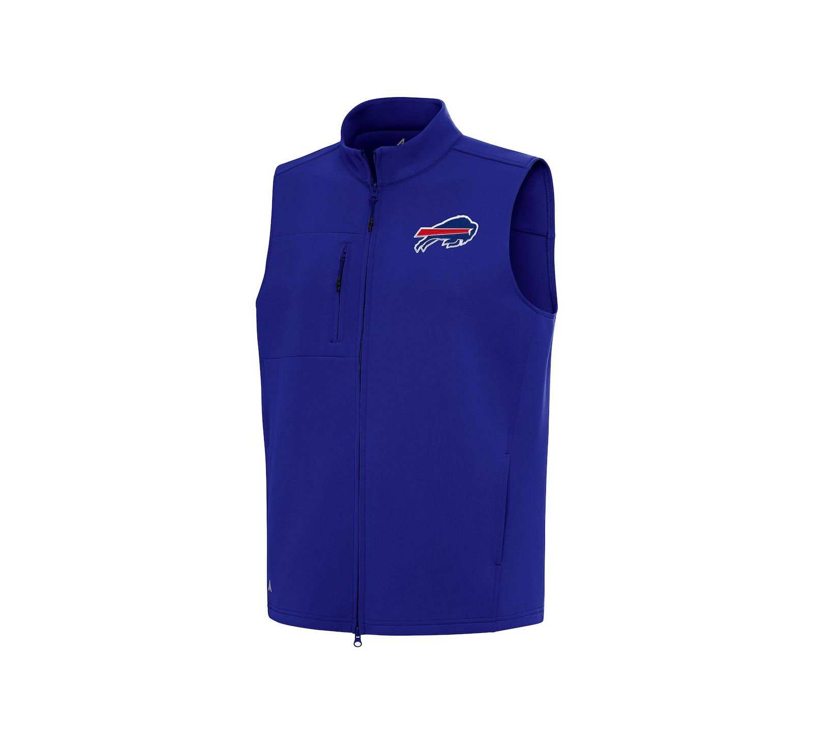 Мужской жилет Antigua Royal Buffalo Bills Demand Full-Zip Vest