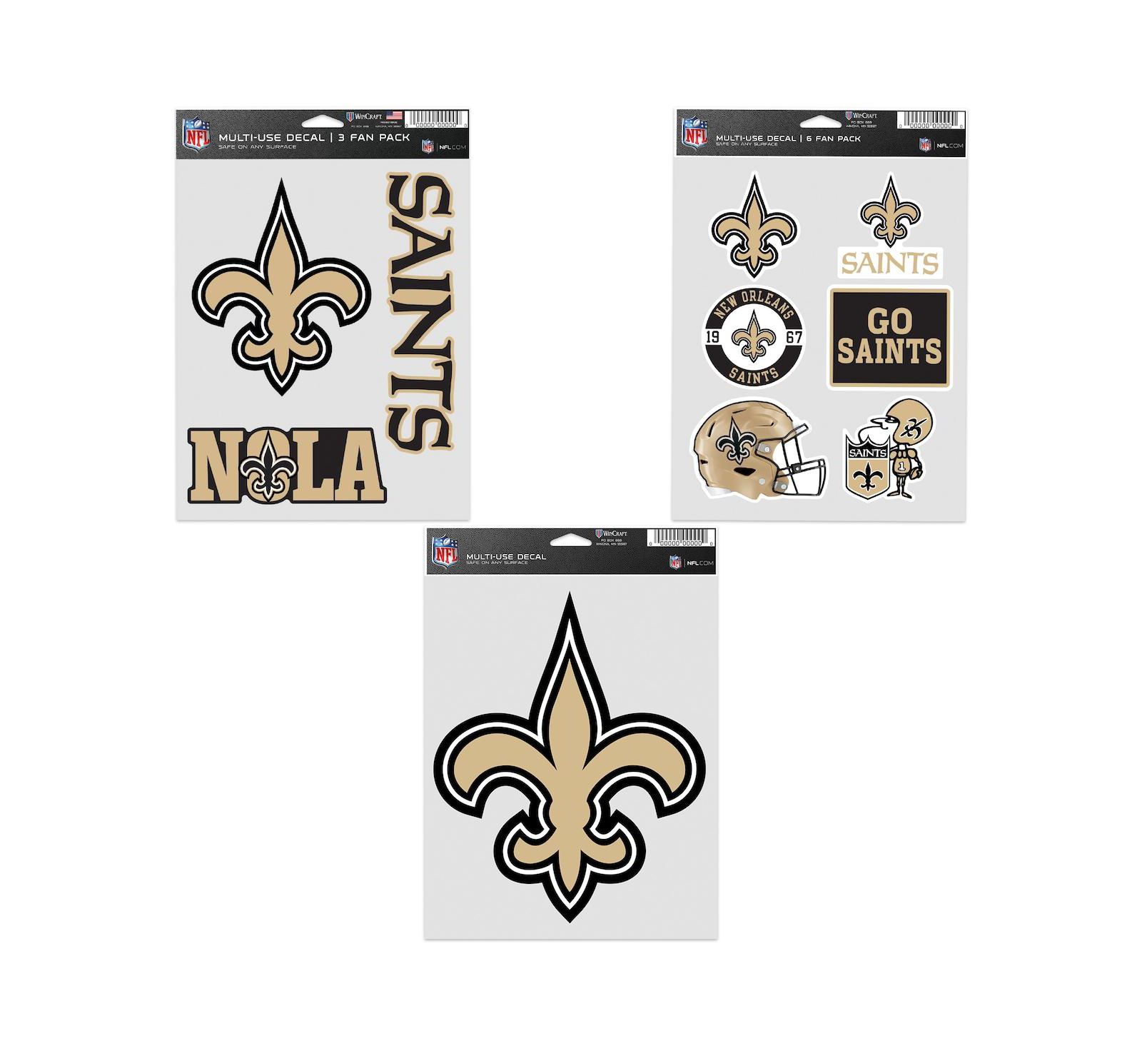 Набор наклеек Wincraft New Orleans Saints (3 шт.)