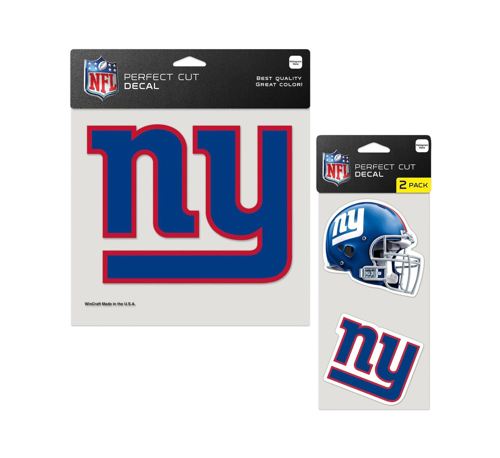 Wincraft New York Giants Three-Pack Perfect Cut Decals