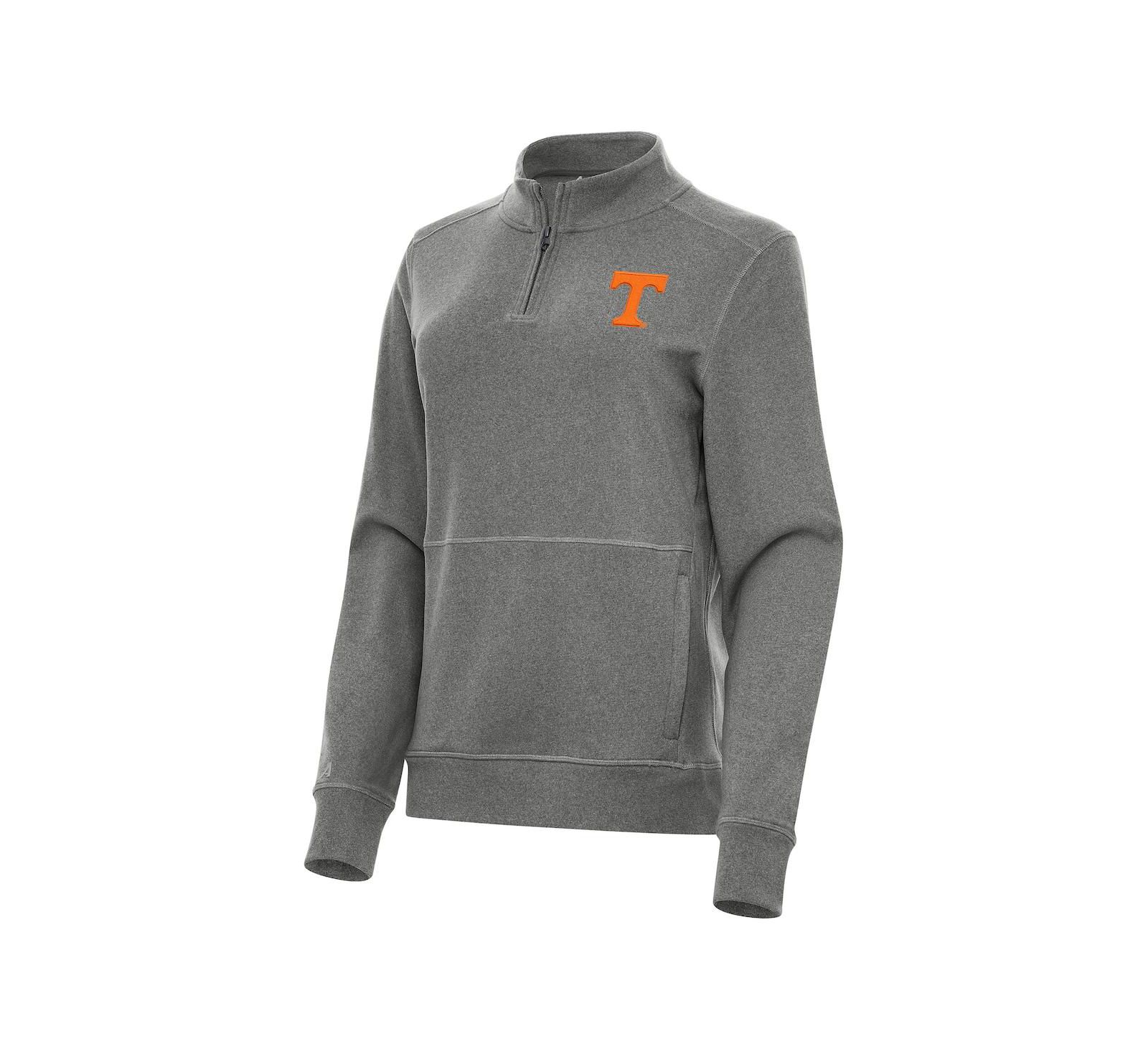 Женская флисовая толстовка Antigua Heather Charcoal Tennessee Volunteers