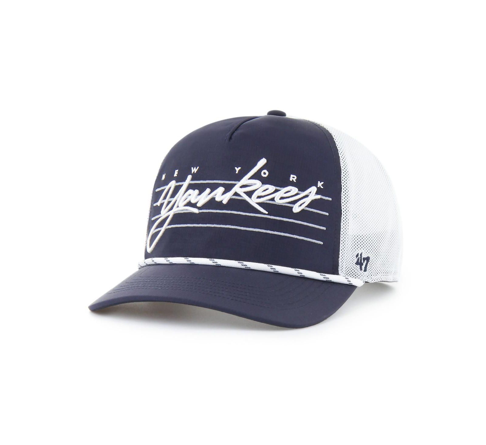 '47 Brand Men's Navy New York Yankees Brrr Downburst Mesh Hitch Adjustable Hat