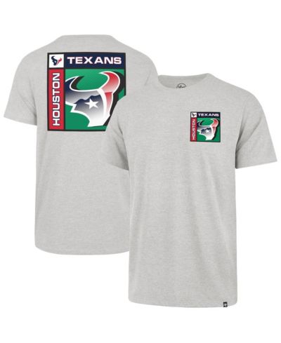 '47 Brand Мужская футболка Houston Texans Chrome Plate Franklin, серая