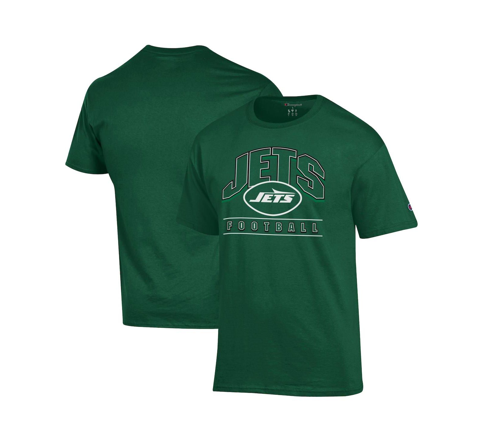 Champion Men's Green New York Jets Football T-Shirt