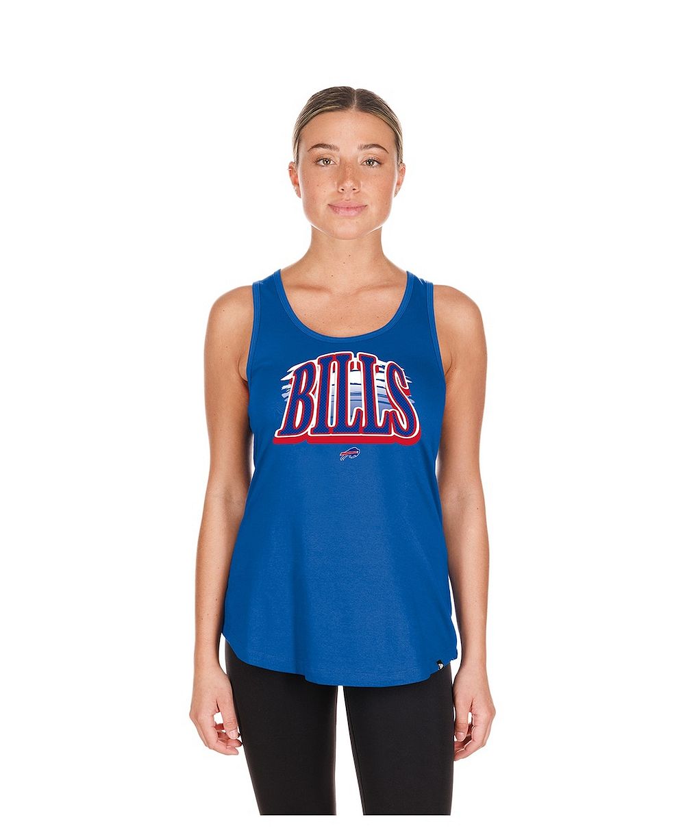 New Era Женский летний топ-майка Buffalo Bills Royal