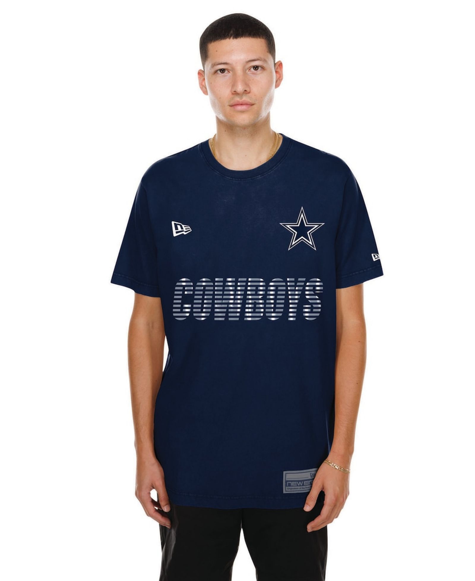 Мужская футболка New Era Navy Dallas Cowboys Match T-Shirt