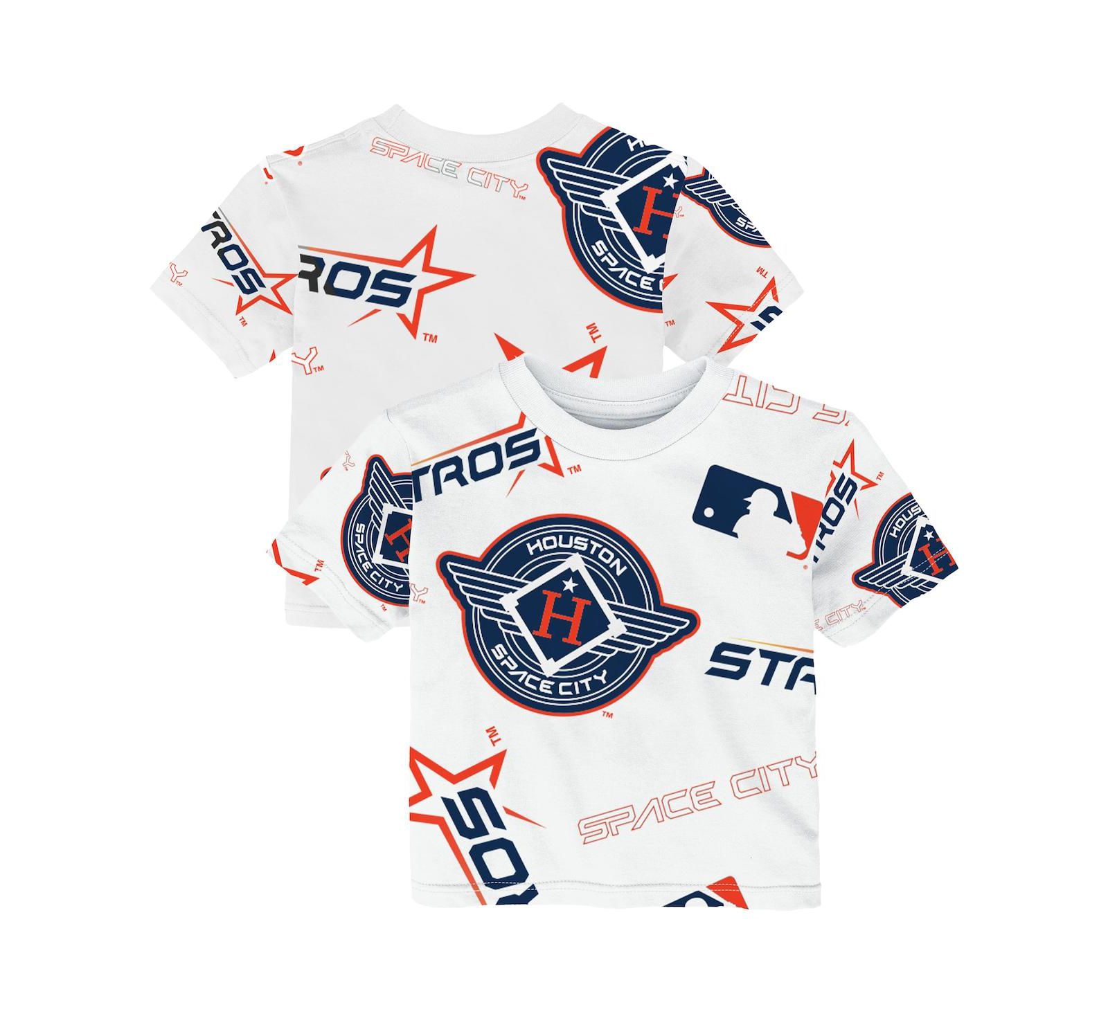 Детская футболка Outerstuff White Houston Astros Game Day для мальчиков и девочек
