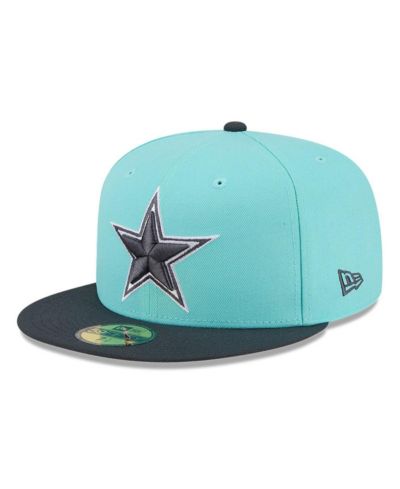 Мужская кепка New Era Dallas Cowboys Two-Tone Color Pack 59FIFTY, светло-голубая/темно-синяя