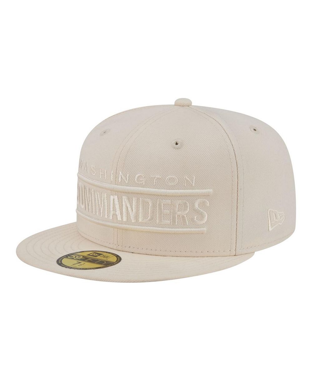 Мужская кепка New Era Cream Washington Commanders Color Pack 59FIFTY Fitted