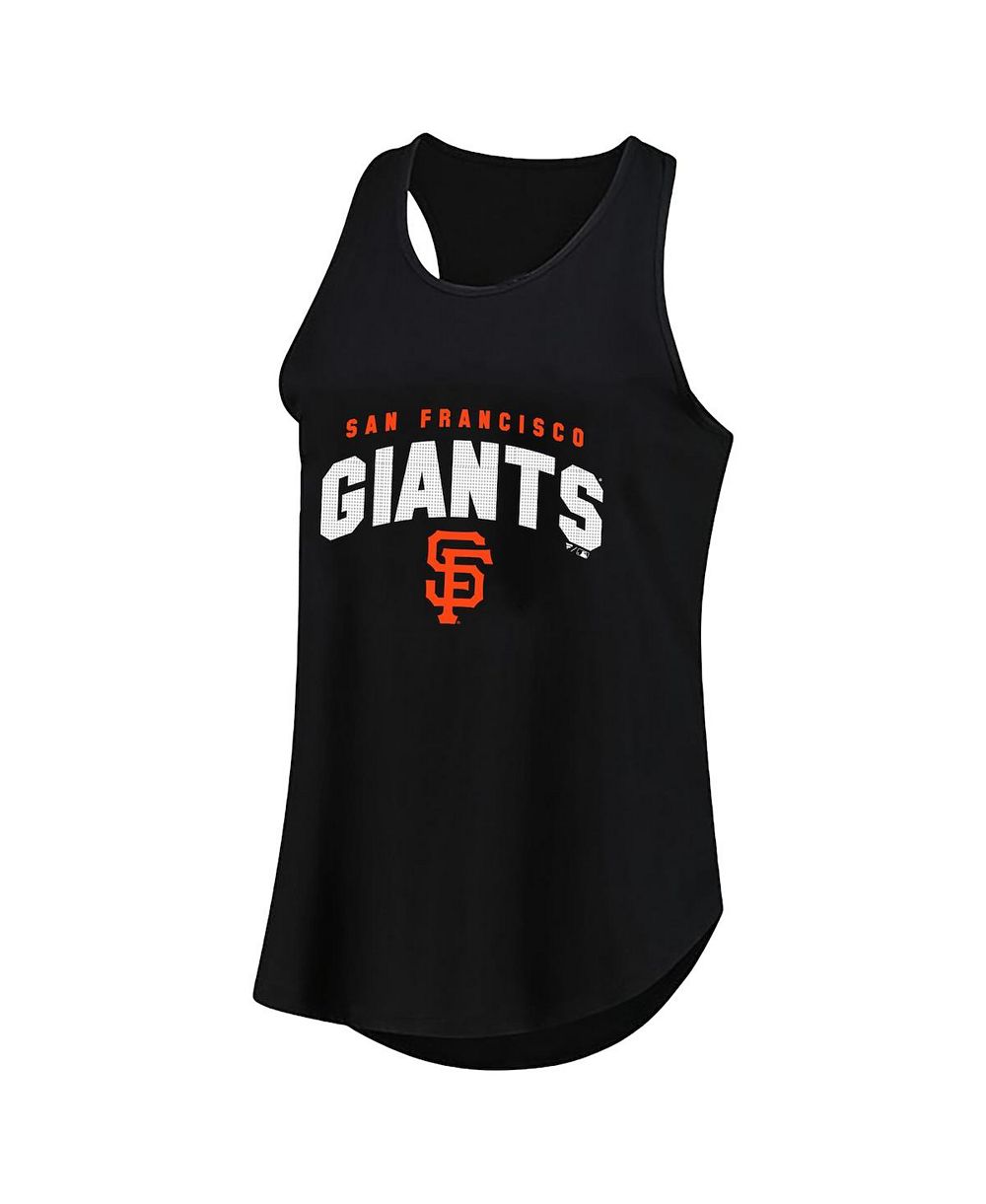Fanatics Женский майка-топ San Francisco Giants Plus Size Wordmark Racerback Scoop Neck Black
