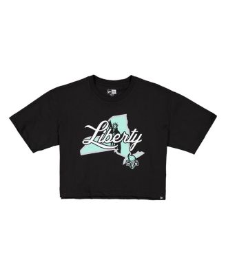 New Era Women's Black New York Liberty 2026 WNBA Draft Hometown Boxy T-Shirt