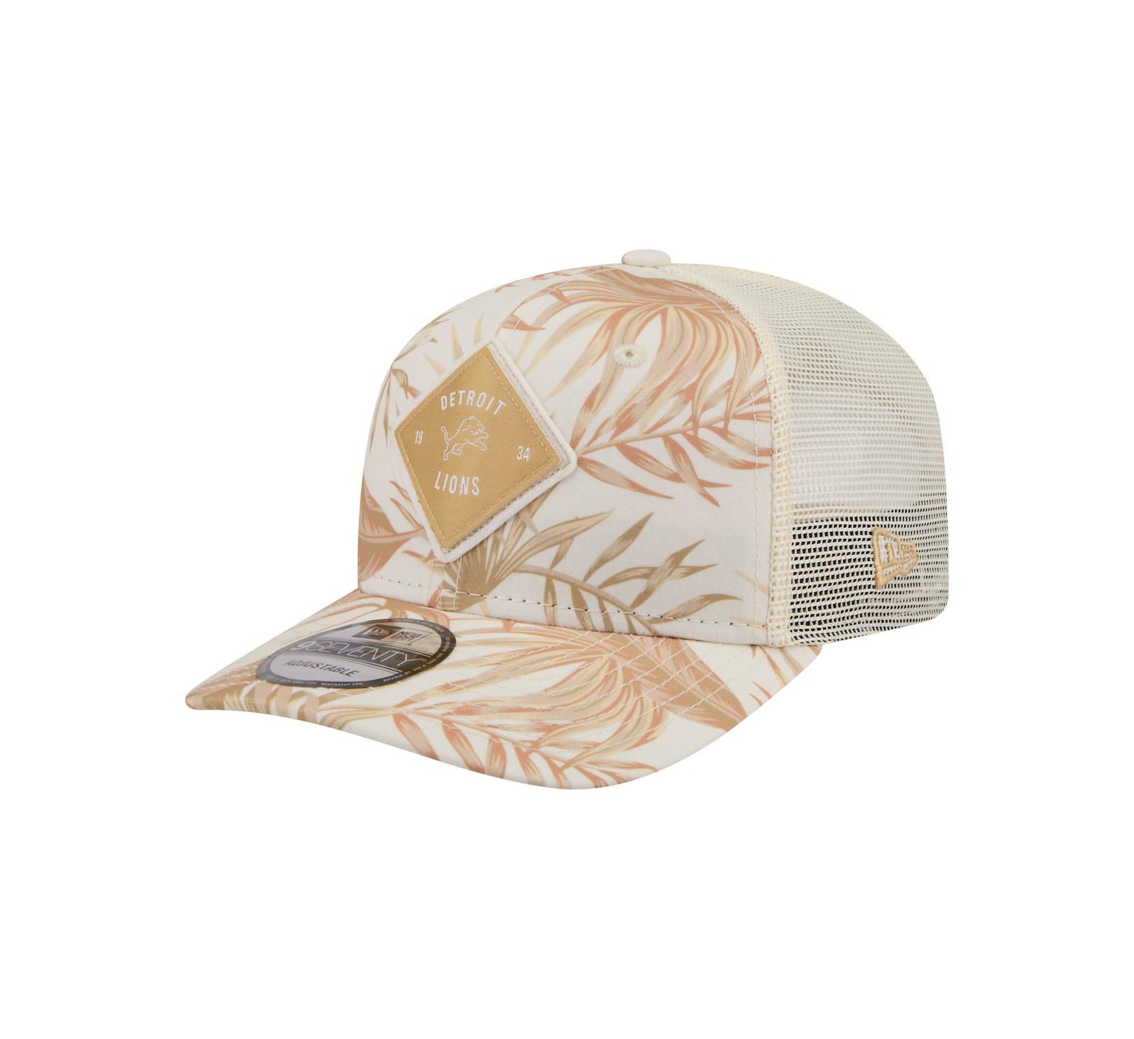 Мужская кепка New Era Detroit Lions COOLERA 9SEVENTY, бежевая