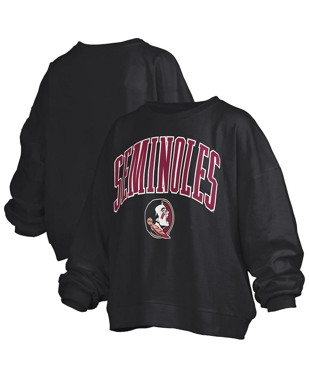 Женский свитшот Pressbox Black Florida State Seminoles Janise Fleece