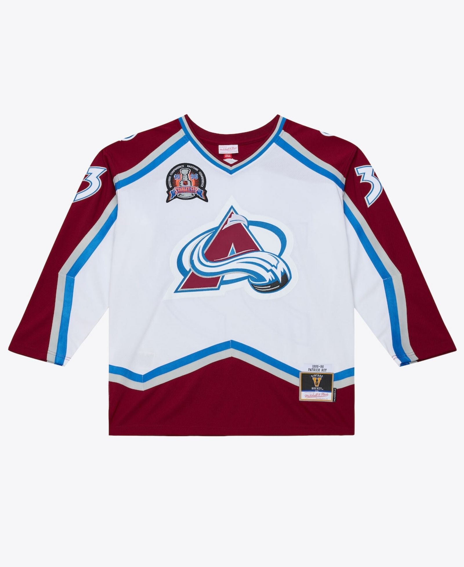 Mitchell & Ness Мужская джерси Patrick Roy White Colorado Avalanche 1995 Power Play