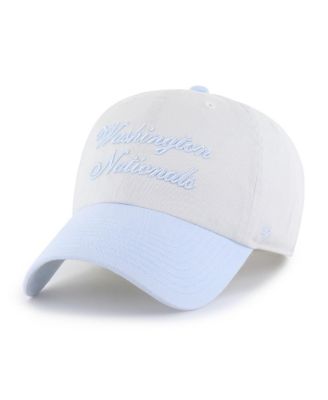 Женская бейсболка '47 Brand Washington Nationals Gelato двухцветная, регулируемая