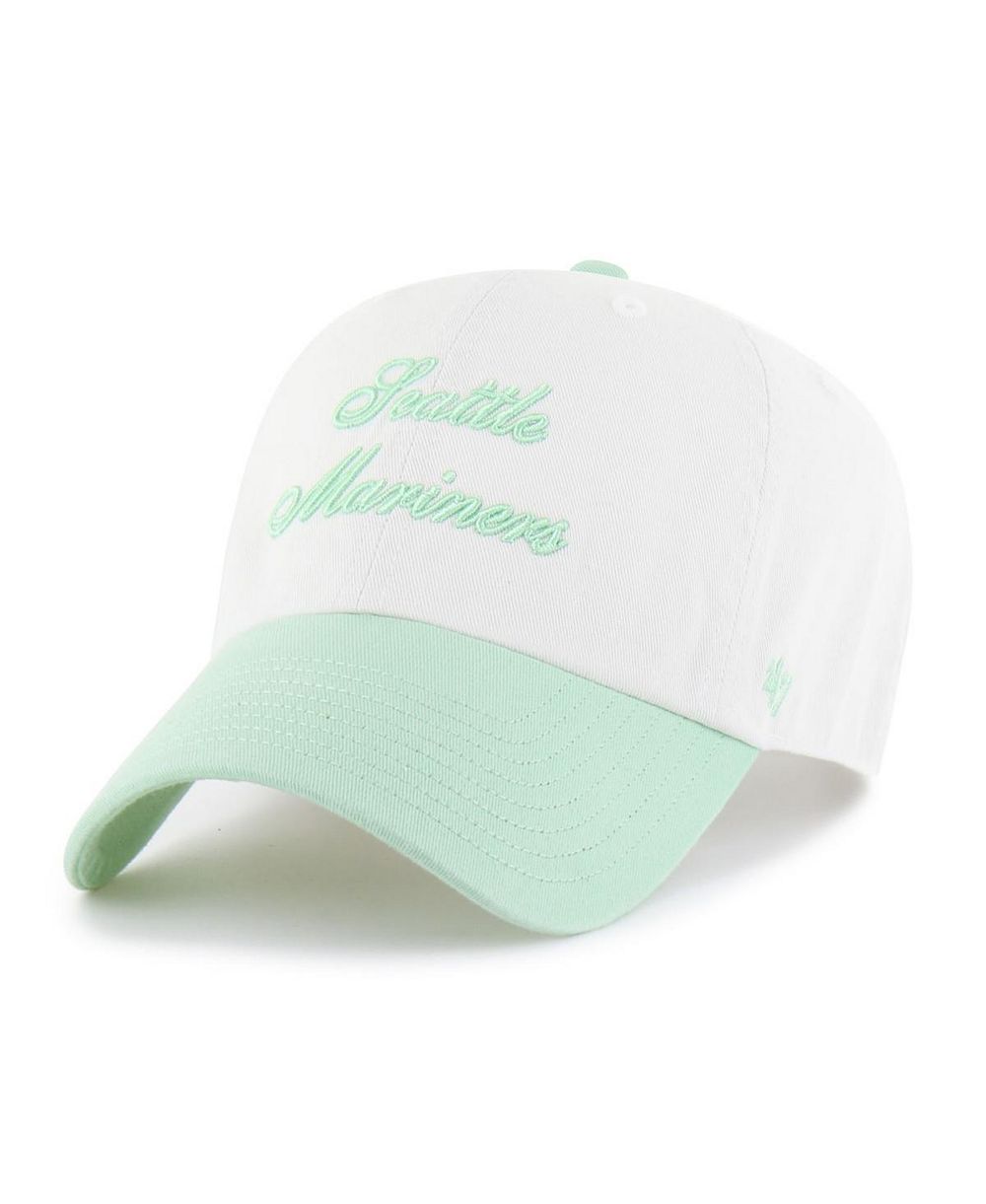 '47 Brand Женская бейсболка Seattle Mariners, белая/зеленая