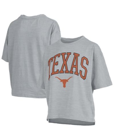 Pressbox женская футболка с принтом Texas Longhorns, серый цвет, модель Nelson