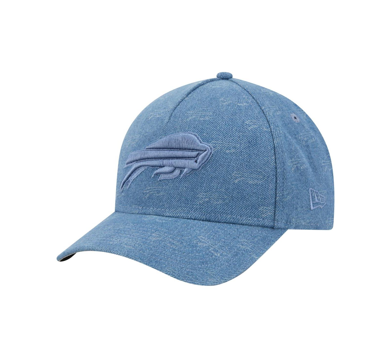New Era Women's Denim Buffalo Bills A-Frame 9FORTY Adjustable Hat