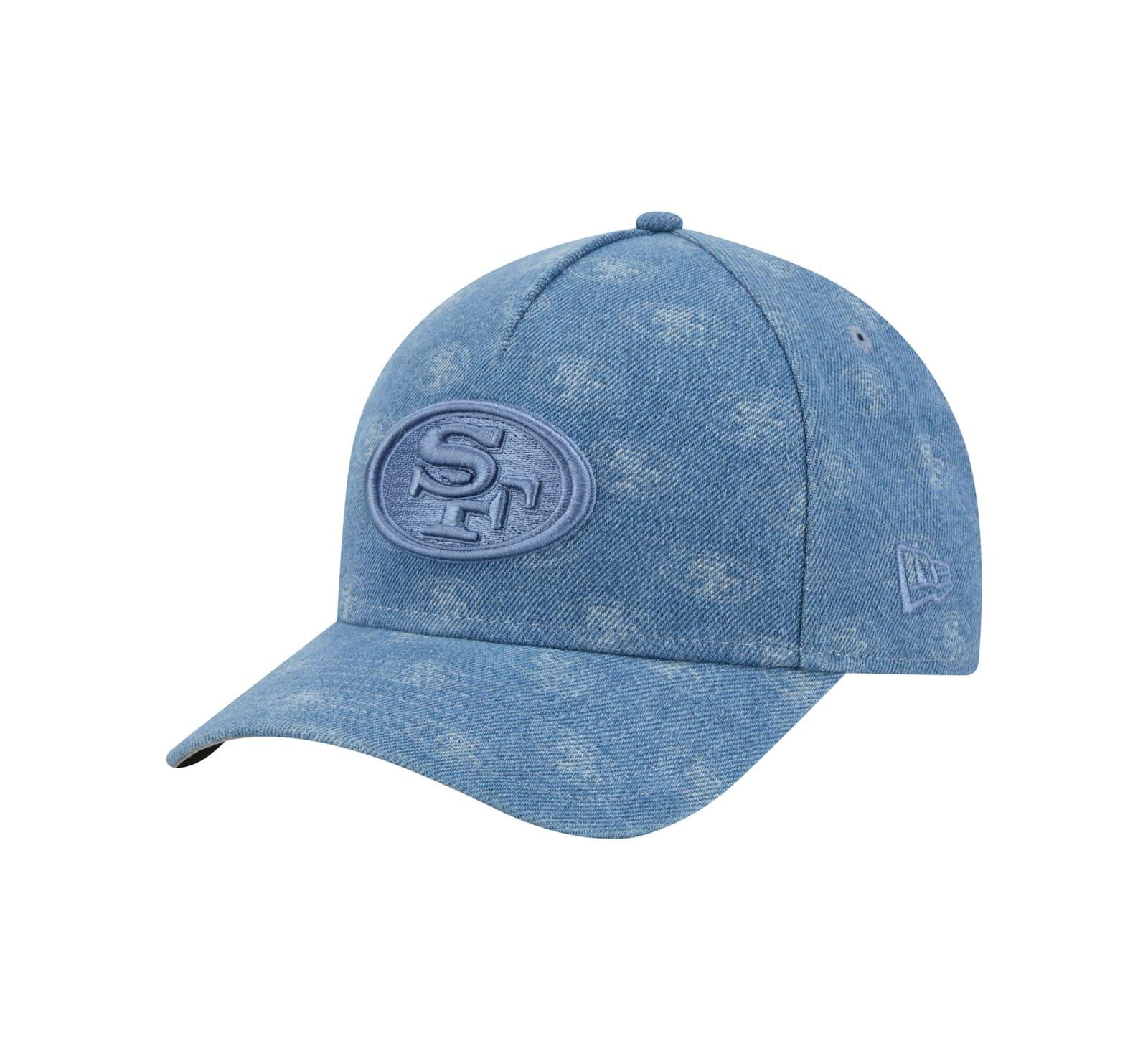 Женская кепка New Era Denim San Francisco 49ers A-Frame 9FORTY Adjustable Hat