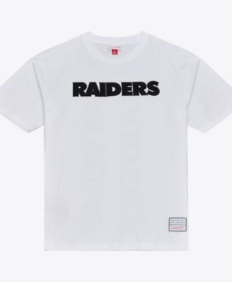 Mitchell & Ness Men's White Las Vegas Raiders Monochrome T-Shirt
