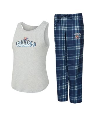 Concepts Sport Women's Navy/Heather Gray Oklahoma City Thunder Regulate Tank & Pant Set